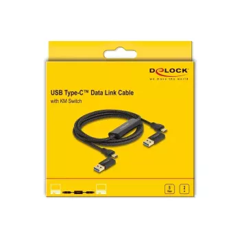 DeLOCK USB Type-C duomenų kabelis + KM jungiklis 2m 5Gbps