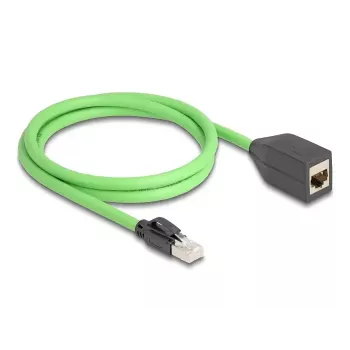 DeLOCK 80880 tinklo kabelis RJ-45 Cat6a 1 m žalias