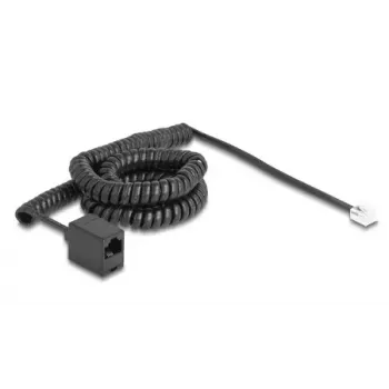 DeLOCK telefono laidas 90114 5 m Juodas RJ-11 RJ-45