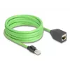Tinklo kabelis DeLOCK 80882 RJ-45 Cat6a 5m Žalia
