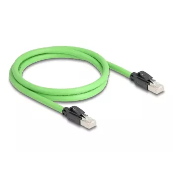 DeLOCK RJ45 Cat.6A tinklo laidas 1 m, žalias