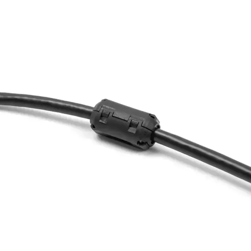 Ferito žiedas su užsegimu DELOCK 80946, juodas, 35 × 19,5 × 18 mm, pakuotė po 2 vnt.