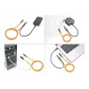 DeLOCK RJ45 USB Type-C Cat.6A tinklo kabelis 7,5 m oranžinis