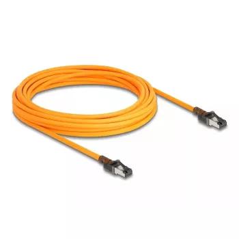DeLOCK RJ45 USB Type-C Cat.6A tinklo kabelis 7,5 m oranžinis
