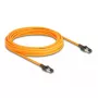 DeLOCK RJ45 USB Type-C Cat.6A tinklo kabelis 7,5 m oranžinis