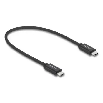 DELOCK Coaxial USB C į USB C laidas USB4 Gen 3x2 40 Gbps USB PD 3.1 240W 0,5 m