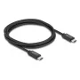 DELOCK USB4 Gen 3x2 koaksialinis USB-C į USB-C laidas, 40 Gbps, PD 3.1, 240 W, 2 m
