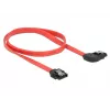 SATA laidas DeLOCK 83969 0,5 m SATA 7 kontaktų juodas raudonas