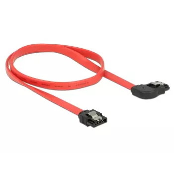SATA laidas DeLOCK 83969 0,5 m SATA 7 kontaktų juodas raudonas
