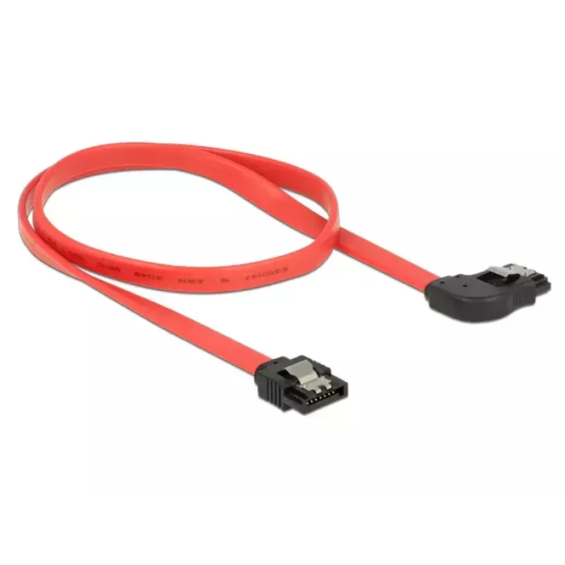 SATA laidas DeLOCK 83969 0,5 m SATA 7 kontaktų juodas raudonas