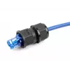 DeLOCK RJ45 praėjimo mova IP67 vandeniui atspari juoda