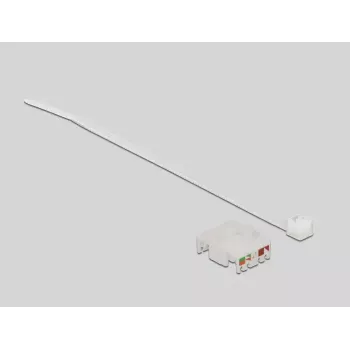 DELOCK RJ45 CAT.6A LSA tiesioginė jungtis juoda 29×43×29 mm