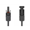 Laidas DeLOCK DL4 saulės kabelis 6 mm² vyriškas į moterišką 1 m juodas