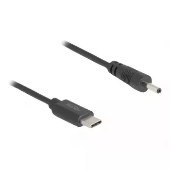 DeLOCK 85403 maitinimo laidas USB C – DC, juodas, 0,27 m