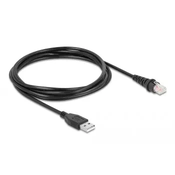 DeLOCK RJ50 į USB 2.0 Type-A kabelis brūkšninių kodų skaitytuvui, 1,5 m