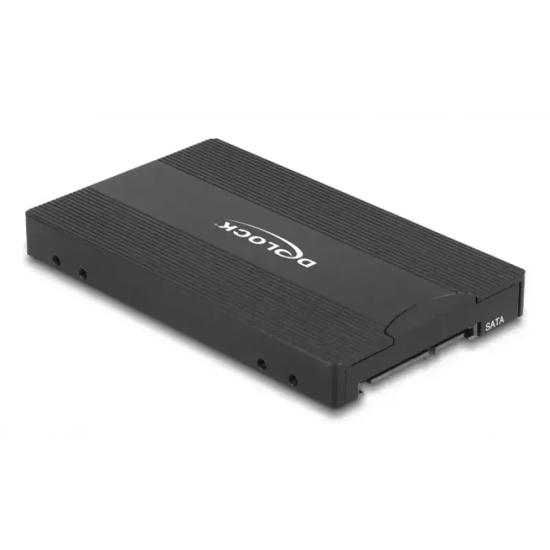DELOCK adapteris U.2 (SFF-8639) į M.2 Key M NVMe SSD, modelis 64301, juodas, kištukinis