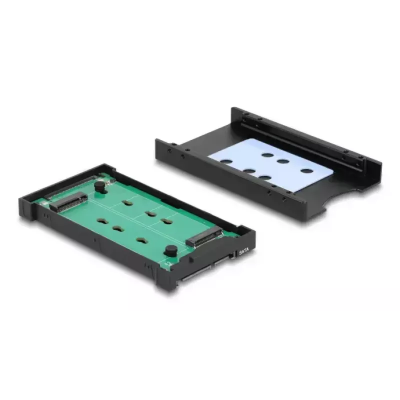 DELOCK adapteris U.2 (SFF-8639) į M.2 Key M NVMe SSD, modelis 64301, juodas, kištukinis
