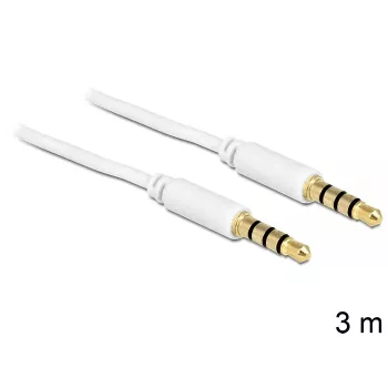 Garso kabelis 3,5 mm DeLOCK 83442 3 m baltas