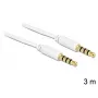 Garso kabelis 3,5 mm DeLOCK 83442 3 m baltas