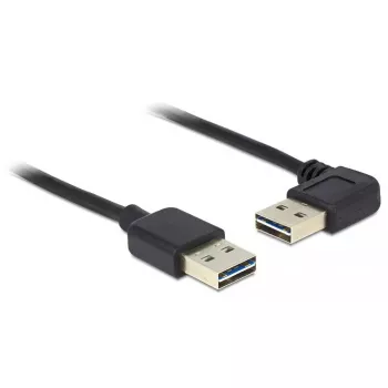 USB laidas DeLOCK 3m USB 2.0 A kištukas/kištukas 90°