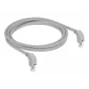 DeLOCK 85878 Tinklo kabelis 2m Cat6a S/FTP Pilka