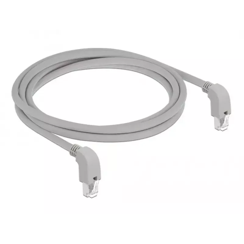 DeLOCK 85878 Tinklo kabelis 2m Cat6a S/FTP Pilka