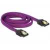 SATA kabelis DeLOCK 83692 1 m SATA 7 kontaktų violetinis