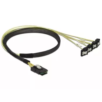 Vidinis maitinimo kabelis DeLOCK 85686 0,5 m Mini SAS SFF-8087 į 4 SATA