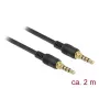 Garso kabelis DeLOCK 85598 2m 3,5mm juodas