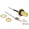Koaksialinis kabelis DeLOCK 90292 0,3 m RP-SMA MHF I LK
