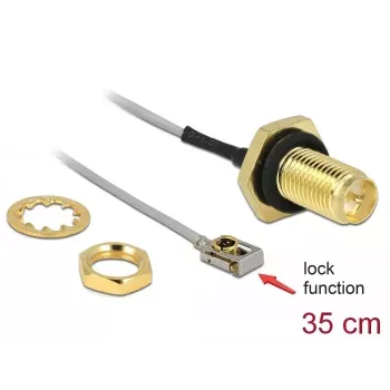 Koaksialinis kabelis DeLOCK 90292 0,3 m RP-SMA MHF I LK