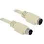 PS/2 ilginimo kabelis DeLOCK 85805 1,8 m 6-pin Mini-DIN smėlio spalvos