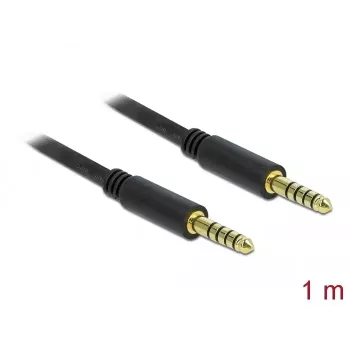 Garso kabelis DeLOCK 85791 1 m 4,4 mm juodas