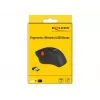Pelė DeLOCK 12598 Bluetooth USB Type-A vertikali ergonomiška