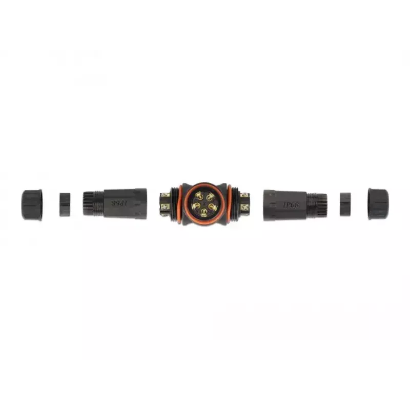 Tiesus elektros laidų jungiklis DELOCK 86919, 85–260 V, juodas, 25 × 114 mm
