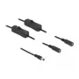 DC kabelis DeLOCK 86794 5,5 x 2,1 mm kištukas į 2 lizdus su jungikliais 1 m