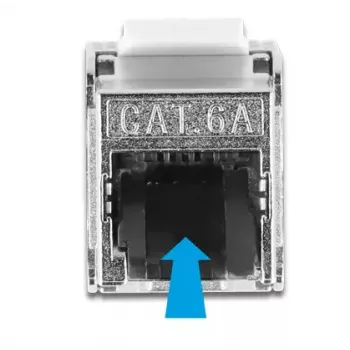 Laidas RJ45 kištukas į Keystone modulį RJ45 lizdas DeLOCK 87030