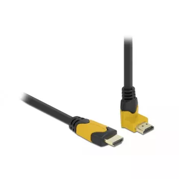 HDMI kabelis DeLOCK 86988 1 m HDMI A tipo standartinis juodas geltonas