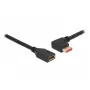DisplayPort ilginimo laidas DeLOCK 87073 1m 90° kairėn lenktas