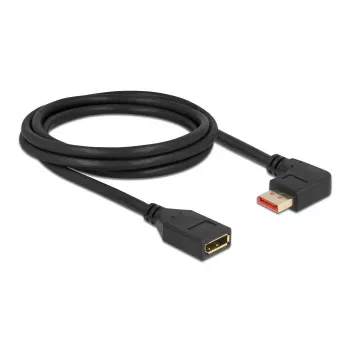 DisplayPort prailginimo kabelis DeLOCK 87075 2m 90° kairysis kampinis