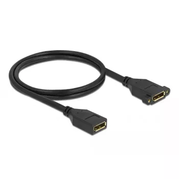 DisplayPort ilginimo jungtis moteriška–moteriška, skirta montuoti į plokštę, DeLOCK 87100