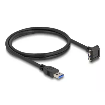 USB laidas DeLOCK 80483 Type-A kištukas į Micro-B kištuką 1 m 5 Gbps juodas
