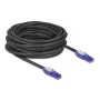 Tinklo kabelis DeLOCK 80931 RJ-45 Cat6 10 m Juodai Violetinis