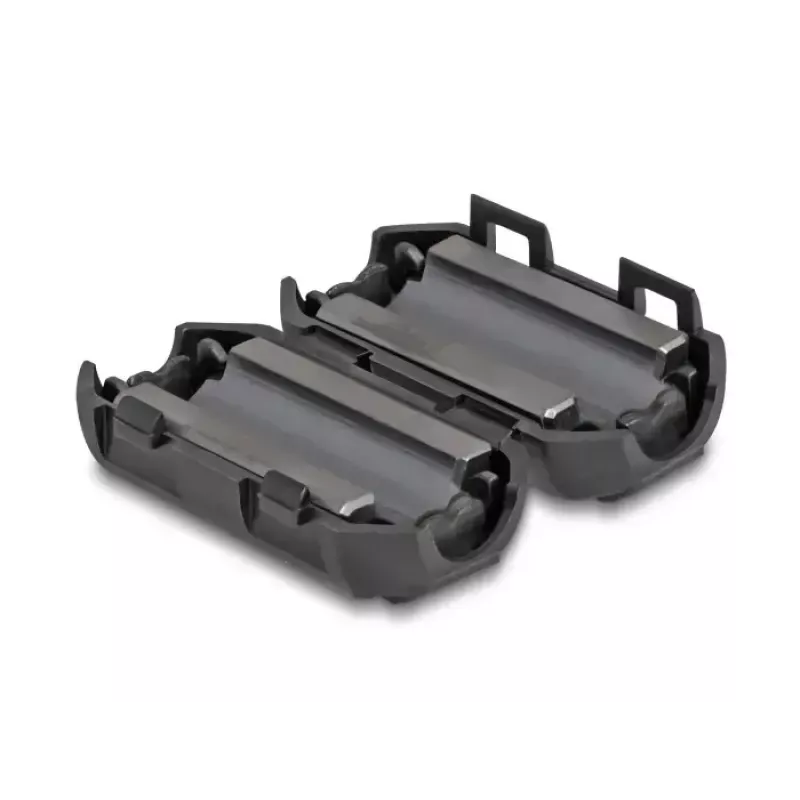 Ferito gnybtas DELOCK 80945, juodas, nikelis/plastikas/cinkas, 16,5×30×14 mm, 2 vnt. pakuotė