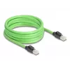 Tinklo kabelis DeLOCK RJ45 Cat.6A kištukas–kištukas SF/UTP 5 m žalias