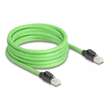 Tinklo kabelis DeLOCK RJ45 Cat.6A kištukas–kištukas SF/UTP 5 m žalias