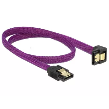 SATA kabelis DeLOCK 83696 0,5 m violetinis