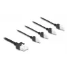 Maitinimo laidas DeLOCK 90173 Juodas 1 m 4 x nuolatinės srovės