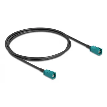Koaksialinis kabelis DELOCK 90678 HSD Z į HSD Z, 1 m, juodas/mėlynas