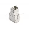 Keystone modulis DELOCK 90938 – RJ-45 Cat.6A ekranuotas plokščias kištukas, baltas